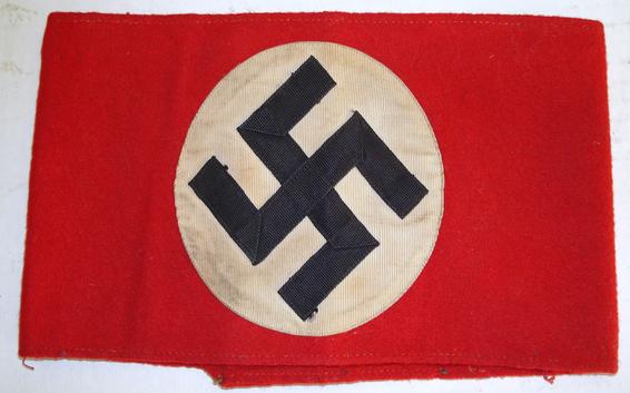  NSDAP PARTY WOOL ARMBAND W/ODD TAG