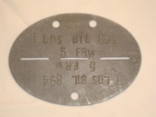 GERMAN WW2 DOG TAG