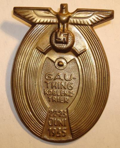 GAU THING KOBLENZ 1935 TINNIE