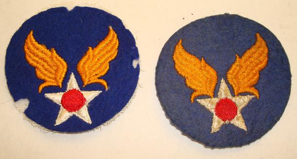 2 AAF FELT PATCHES