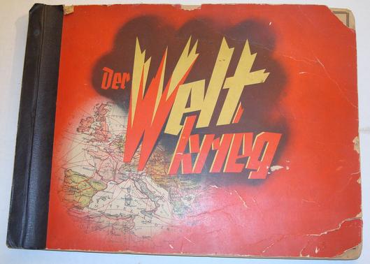 DER WELT KRIEG CIGARETTE CARD ALBUM