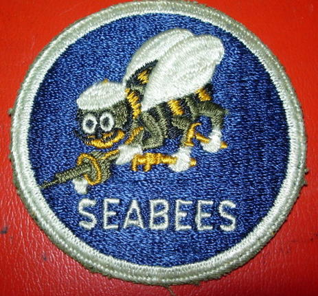 NAVY SEABEES PATCH 