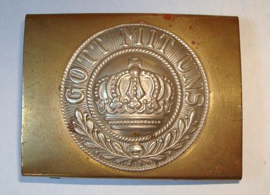 EARLY PRUSSIAN EM/NCO'S BELT BUCKLE