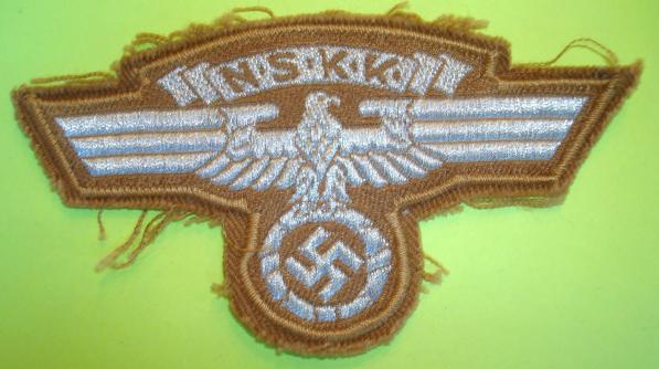 WWII GERMAN  NSKK SLEEVE EAGLE