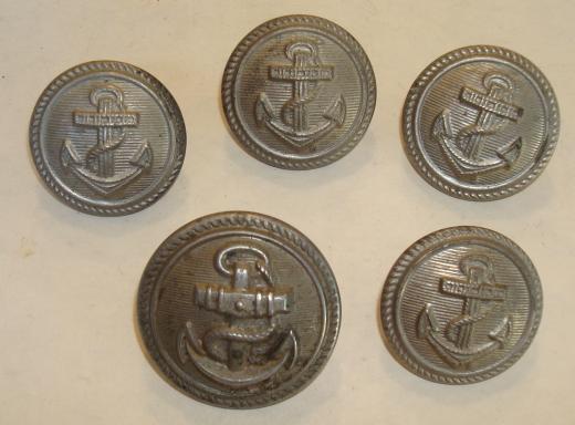 WWII KRIEGSMARINE  ADMINISTRATION UNIFORM BUTTONS