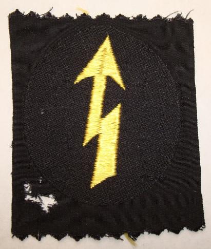 WWII GERMAN SCARE FEMALE O/S CAP PATCH RARE