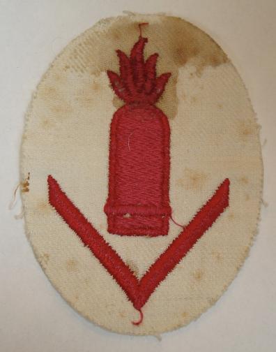 LIGHT ANTI-AIRCRAFT ARTILLERY GUN CHIEF'S SPECIALTY TRADE BADGE