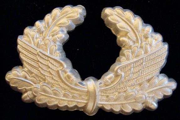 WWII GERMAN BAHNSCHUTZPOLIZEI VISOR CAP WREATH