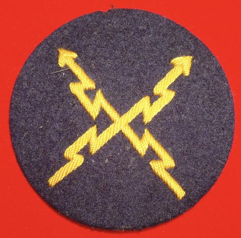 WWII KRIEGSMARINE  TELETYPIST'S TRADE PATCH