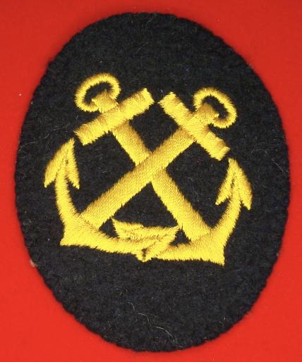 WWII KRIEGSMARINE HELMSMEN CAREER SLEEVE INSIGNIA