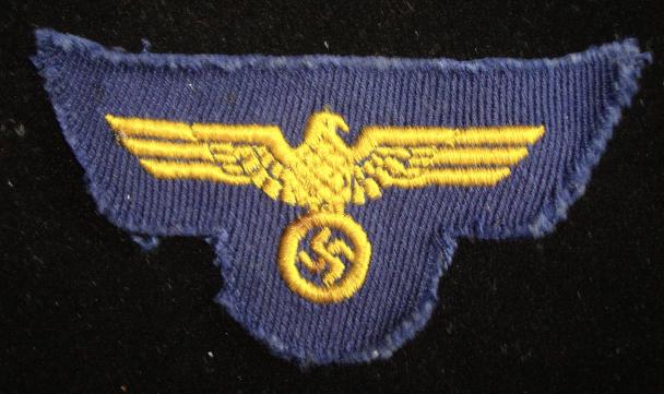 WWII GERMAN KRIEGSMARINE EM/NCO'S OVERSEAS CAP EAGLE