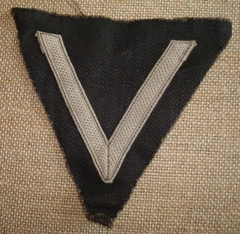 WWII GERMAN LW GEFREITER'S DRILL TUNIC RANK CHEVRON