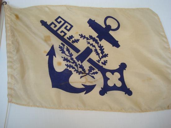 WWII GERMAN Norddeutscher Lloyd DESK FLAG
