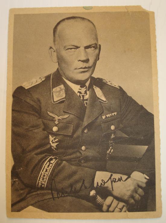 WWII GERMAN GENERALOBERST RICHTHOFEN POSTCARD
