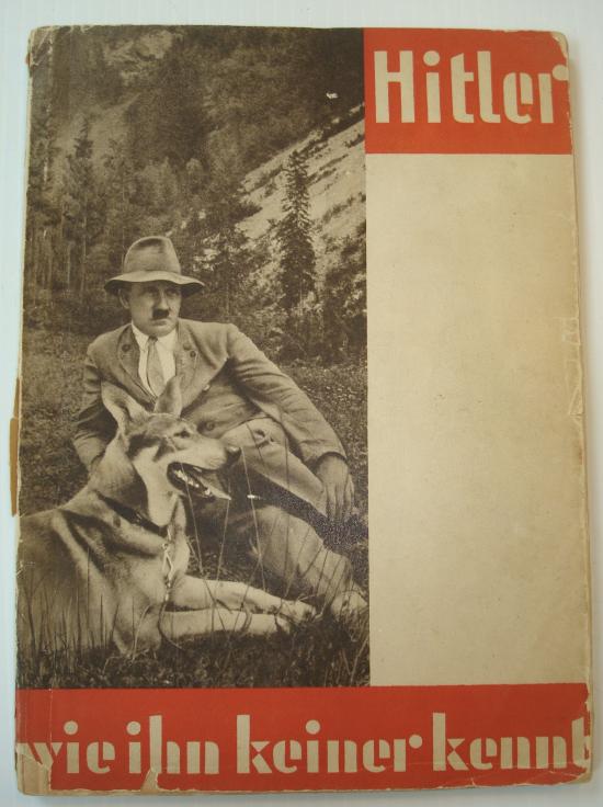 WWII GERMAN RARE HEINRICH HOFFMANN BOOK HITLER WIE IHN KEINER KENNT