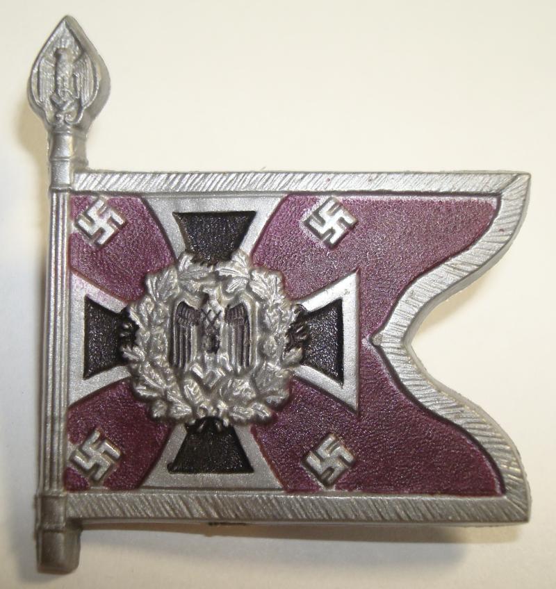 WWII GERMAN NEBEL / SMOKE TROOPS FLAG TINNIE