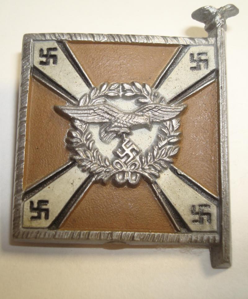 WWII GERMAN LW SIGNALS FLAG TINNIE