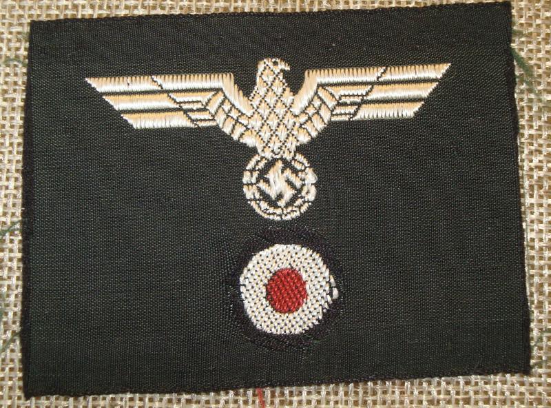 WWII GERMAN BELGIUM MADE CAP EAGLE WITH COCKADE