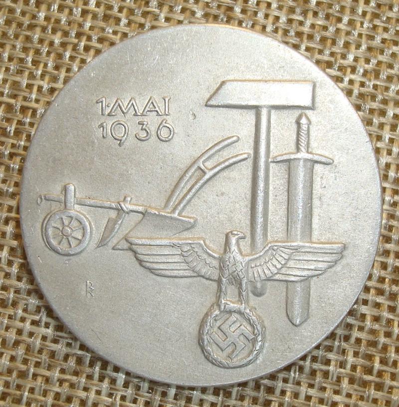 WWII GERMAN MAY 1936 TINNIE