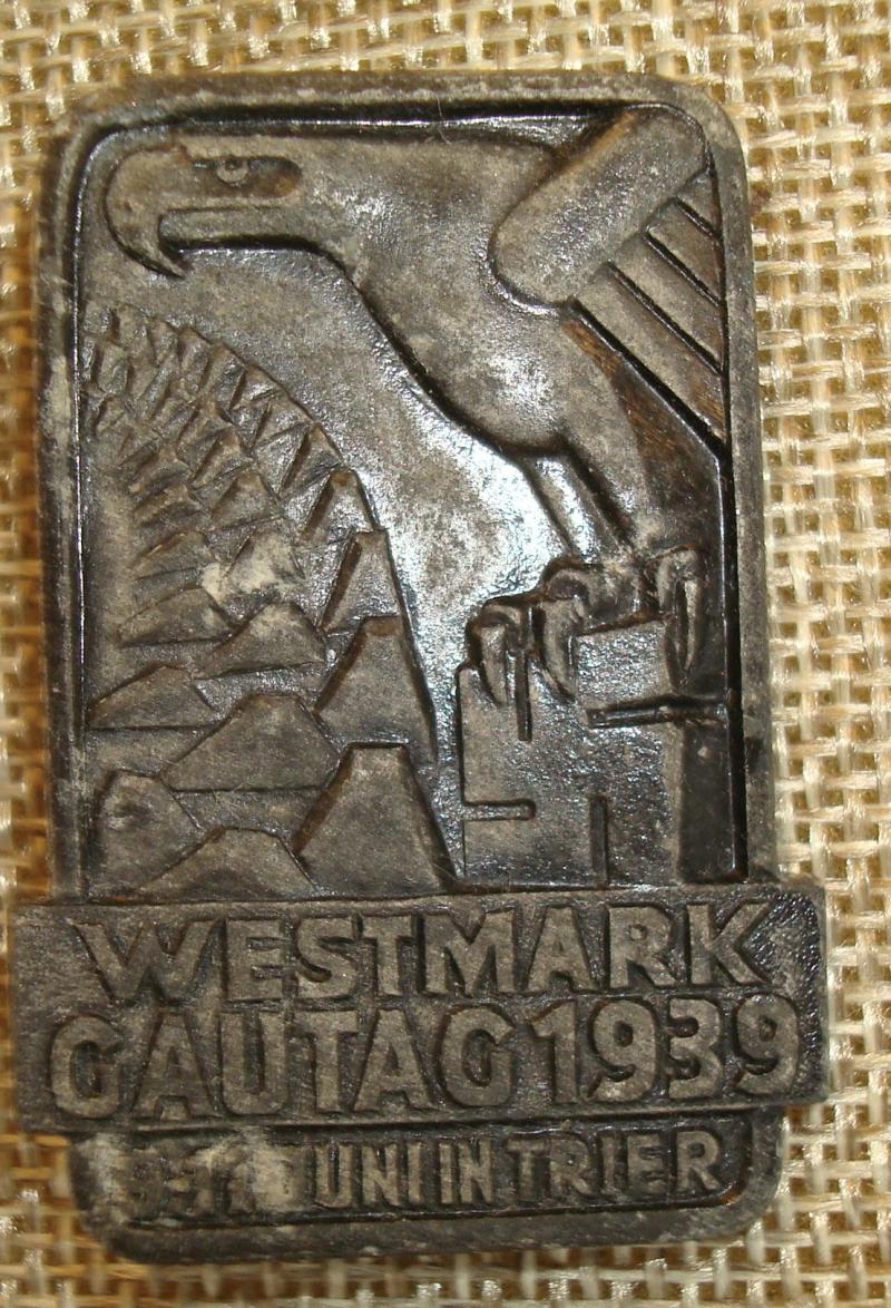 WWII GERMAN WESTMARK GAUTAG TINNIE