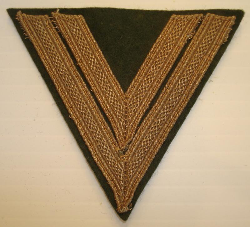 WWII GERMAN COASTAL ARTILLERY OBERGEFREITER'S RANK CHEVRON