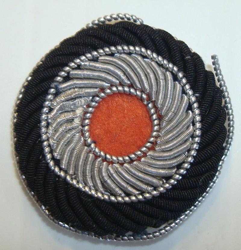WWII GERMAN BULLION COCKADE FOR ARMY OFFICERS HAT