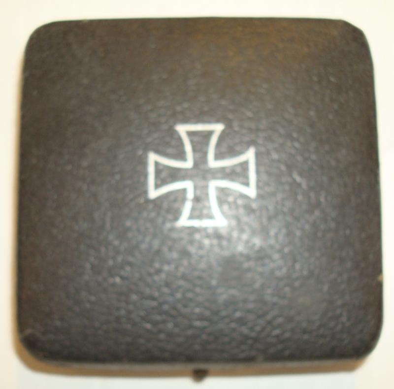 WWII CASED IRON CROSS MARKED 65
