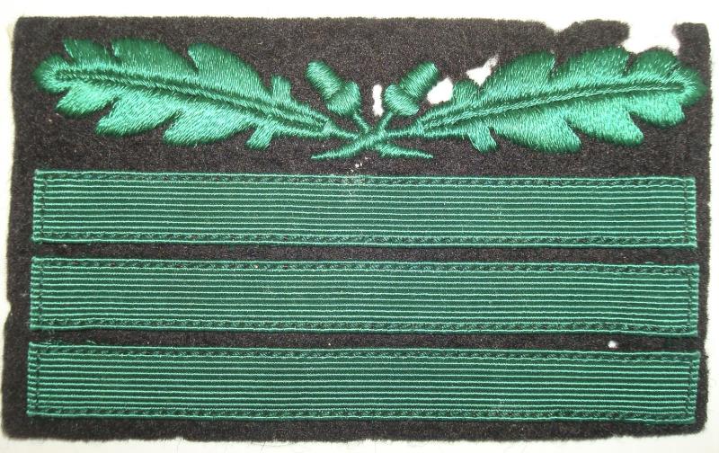 WWII GERMAN CAMOUFLAGE SLEEVE RANK INSIGNIA