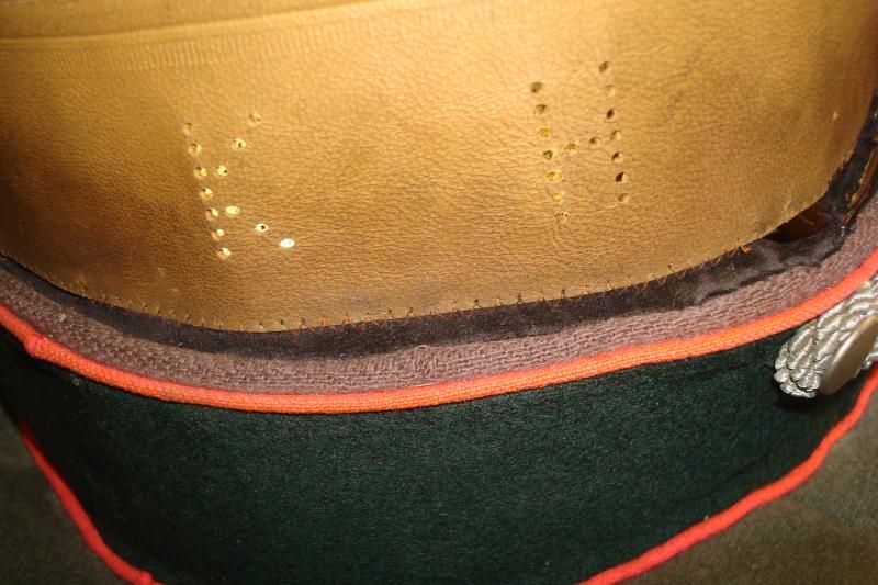 WWII GERMAN PANZER OFFICER VISOR CAP