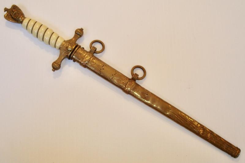 WWII GERMAN 2ND MODEL KRIEGSMARINE DAGGER BY HÖRSTER