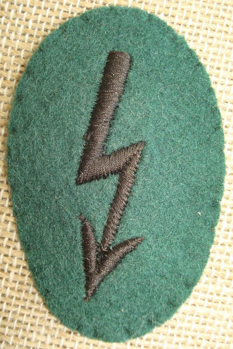 WWII GERMAN COMBAT ENGINEER SIGNALS PERSONNEL'S TRADE BLITZ