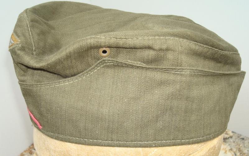 WWII GERMAN PANZER EM/NCO'S TROPICAL OVERSEAS CAP