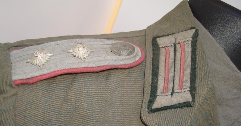 WWII GERMAN PANZER HAUPTMANN'S TUNIC KRIM