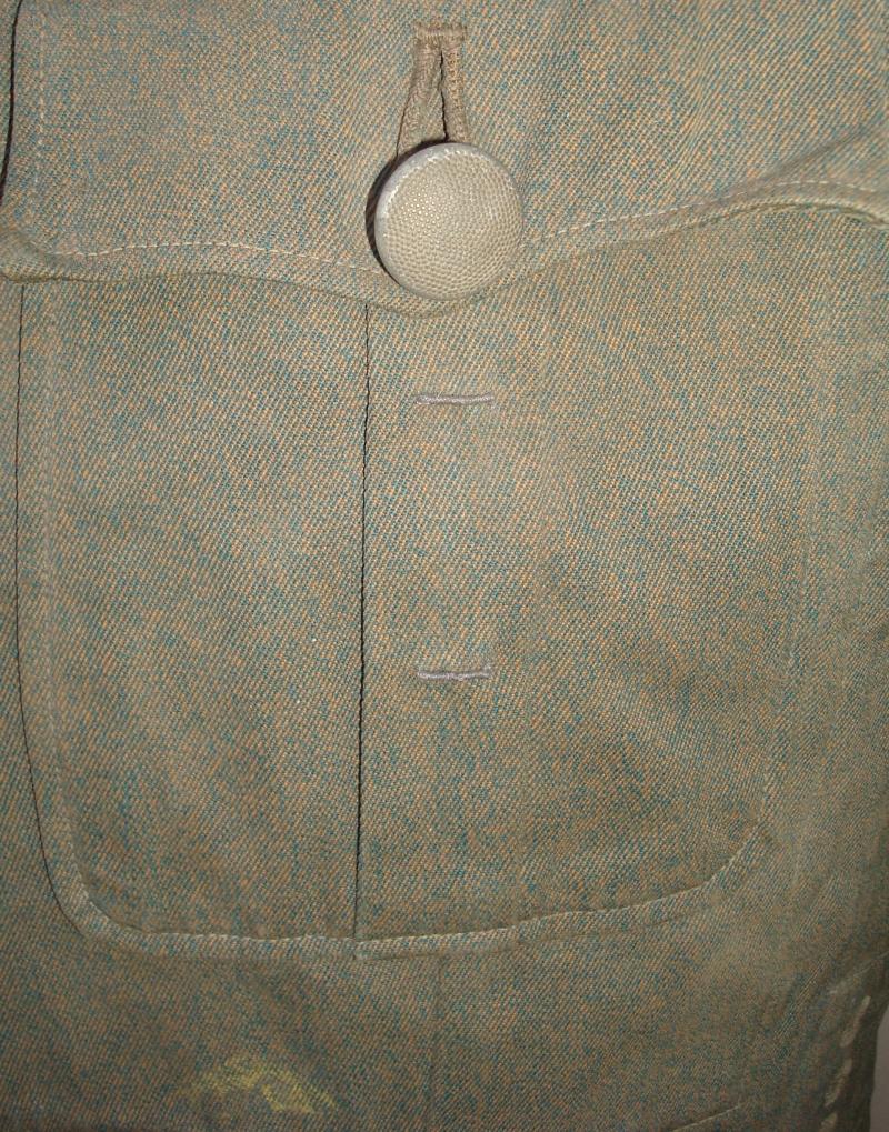 WWII GERMAN PANZER HAUPTMANN'S TUNIC KRIM