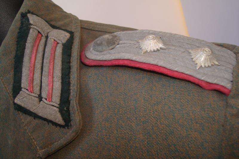 WWII GERMAN PANZER HAUPTMANN'S TUNIC KRIM