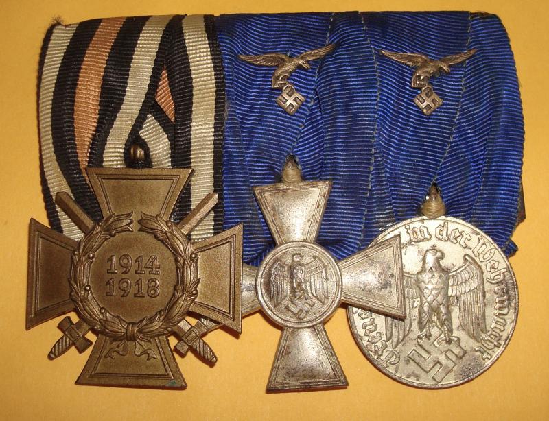 WWII GERMAN LW MEDAL BAR