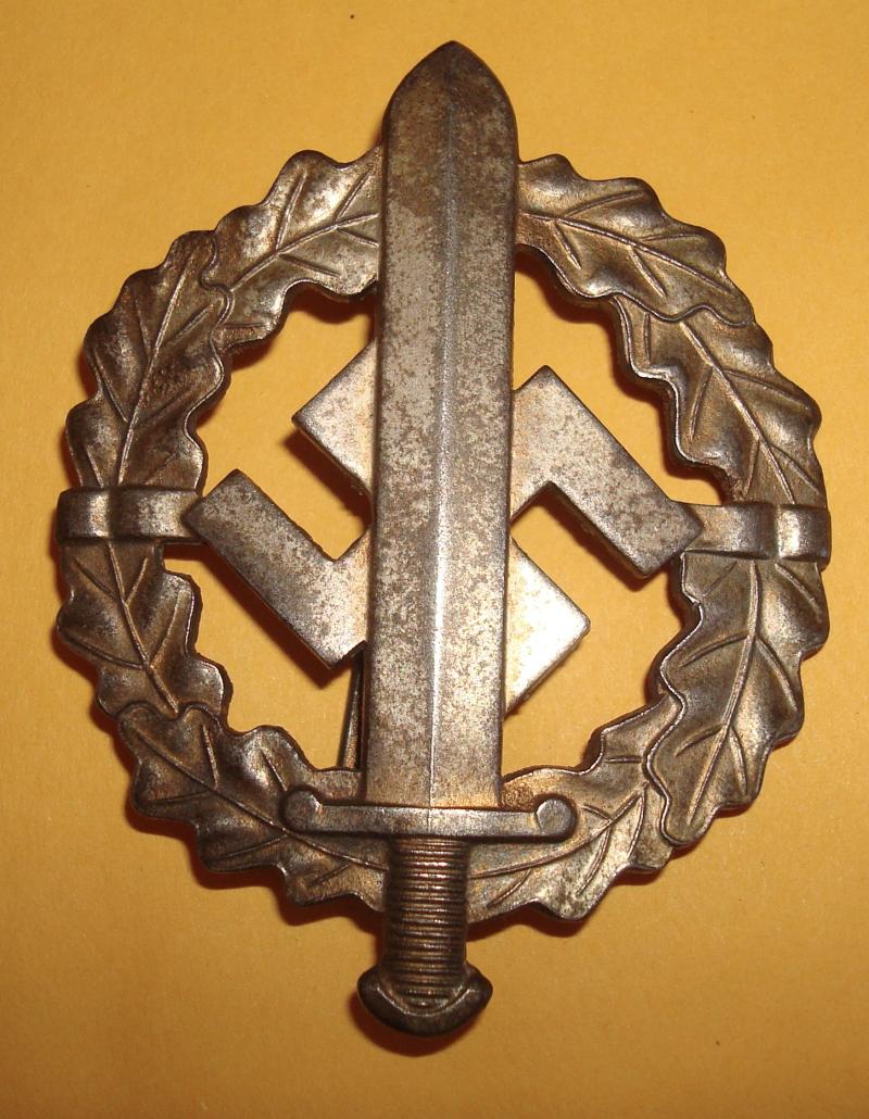 WWII GERMAN SA SPORTS BADGE IN BRONZE