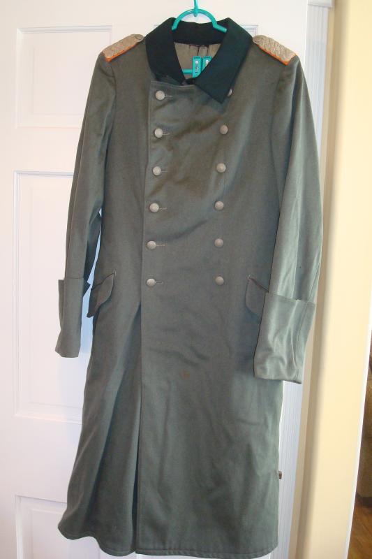 WWII GERMAN RECRUITING OFFICER GREATCOAT